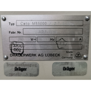 Anesthesia device - Dr&auml;ger - Cato 