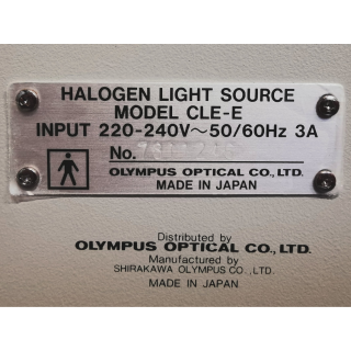 Light source - Olympus - CLE-E - Halogen