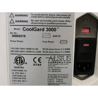 Temperature Management - Alsiusl  - CoolGard 3000