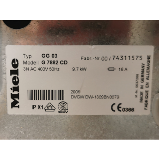 Desinfector - Miele - G 7882 CD - GG 03