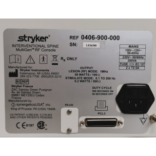 Radiofrequency Generator - Stryker - MultiGen RF Console