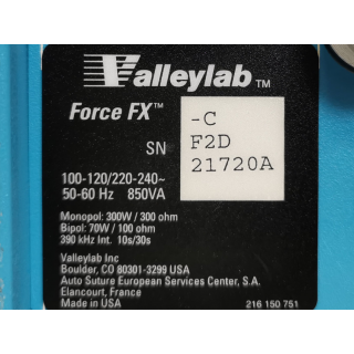 Electrosurgical unit - Valleylab - Force FX-C