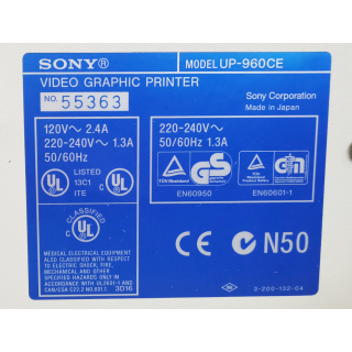 Sony - UP-960CE - Color Video Printer