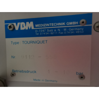 Tourniquet - VBM Medizintechnik - tourniquet 500