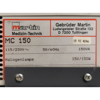 Light source - Martin Medizin Technik - MC 150