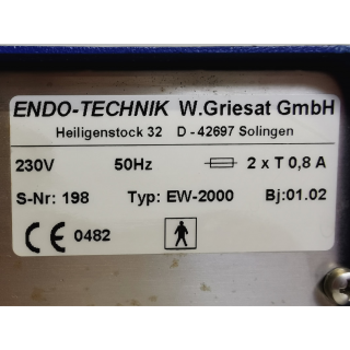 Washer disinfector - WG ENDO-TECHNIK - ENDO-WASHER 2000