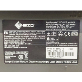x-ray monitor - EIZO - RadioForce MX210 - 21 
