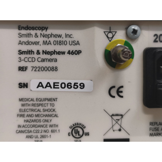 endoscopy processor - Smith &amp; Nephew 460 P 3-CCD Camera + camera head 72200091