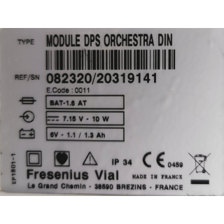 syringe pump - Fresenius Vial - Orchestra DPS DIN
