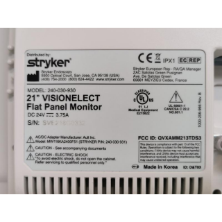 endoscopy monitor - Stryker - Vision Elect HD Monitor