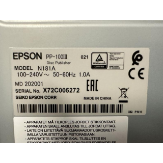 Discproducer -CD/DVD-Publisher - Epson -   PP-100 III