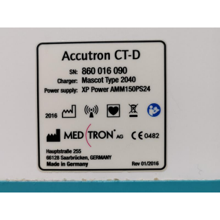 CT Injector - Medtron - Accutron CT-D