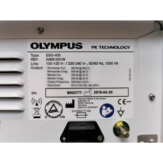 Electrosurgical Generator and Ultrasound Generator - Olympus - ESG-400 &amp; USG-400