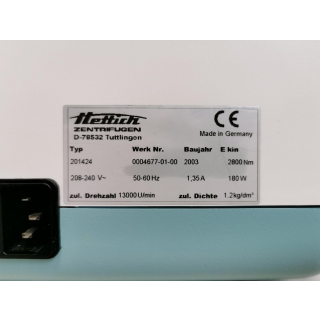 Tabletop Centrifuge HAEMATOKRIT 20 - Hettich Zentrifugen - 201424 - Tischzentrifuge HAEMATOKRIT 20