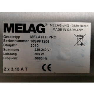 Automatic Rotary Sealing Device - MELAG - MELAseal PRO - Automatisches Folienschwei&szlig;ger&auml;t