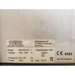 Insufflator for Laparoscopy - Karl Storz GmbH &amp; Co. KG - SCB 264320 20 - Insufflator f&uuml;r die Laparoskopie