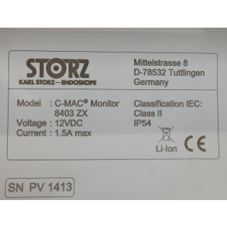 Monitor &ndash; Karl Storz &ndash; C-MAC &ndash; Monitor