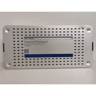 Femoral instrument tray - Smith &amp; Nephew - Genesis II Femoral Instrument Tray, Sizes 3&ndash;6- Femur-Instrumententablett