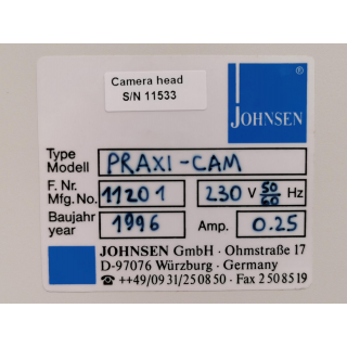 Endoscopy Camera System - Johnsen - PRAXI-CAM - Endoskopie-Kamera-System
