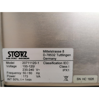 Motor Drive Control Unit for Gynecological Endoscopy - Karl Storz - 207111 20 - Antriebseinheit f&uuml;r gyn&auml;kologische Endoskopie
