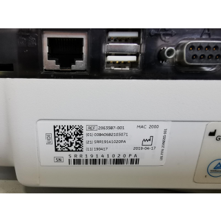 12-Lead Electrocardiograph &ndash; GE Healthcare &ndash; MAC 2000 &ndash; 12-Kanal Elektrokardiograph