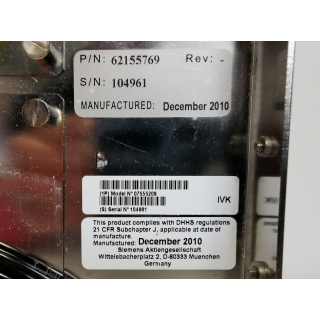 Digital flat panel X-ray detector &ndash; Siemens AG / Trixell &ndash; Pixium 4700 &ndash; Digitaler R&ouml;ntgen-Flachdetektor