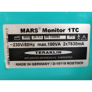 Dialysis Machine &ndash; Teraklin &ndash; MARS Monitor 1TC &ndash; Dialyse Maschine