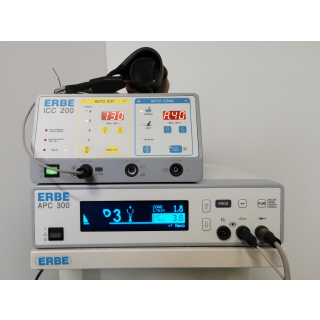 Electrosurgical and Argon plasma coagulation system&ndash; ERBE&ndash; ICC 200 + APC 300 &ndash; Elektrochirurgisches und Argon-Plasma-Koagulationssystem