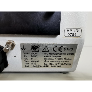 Volumetric Infusion Pump &ndash; Fresenius &ndash; MCM 404 &ndash; Volumetrische Infusionspumpe