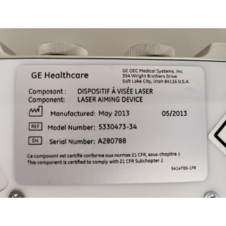 Laser Aiming Device - GE Healthcare - 5330473-34 - Laserzielvorrichtung