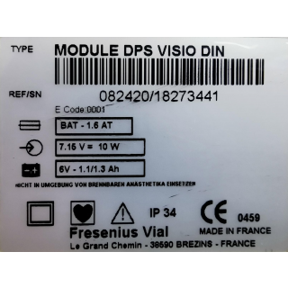 Module for Infusion System - Fresenius Vial - MODULE DPS VISIO DIN - Modul f&uuml;r Infusionssystem