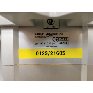 Volumetric Infusion System Segment &ndash; B. Braun &ndash; fm segment I 8721050 &ndash; Infusionssystem-Modul