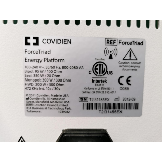 Electrosurgical Unit &ndash; Covidien &ndash; ForceTriad &ndash; HF-Chirurgieger&auml;t