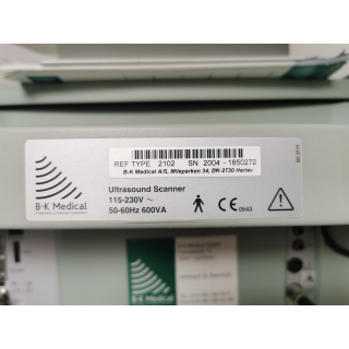 Ultrasound Scanner with Type 8808 Probe &ndash; B-K Medical &ndash; 2102 Hawk / Type 8808 Probe &ndash; Ultraschallsystem mit Type 8808 Sonde