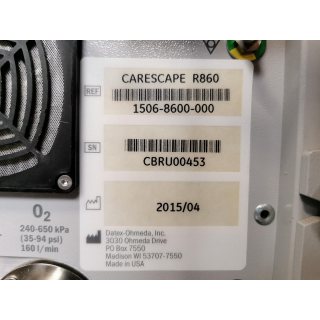 Ventilator &ndash; GE Healthcare &ndash; CARESCAPE R860 &ndash; Beatmungsger&auml;t