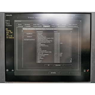 Ultrasound System with S4-2 Probe &ndash; Philips &ndash; Sparq &ndash; Ultraschallsystem mit S4-2 Sonde