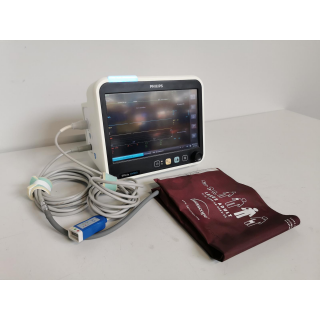 Patient Monitor with NIBP Cuff &ndash; Philips &ndash; CM100 &ndash; Patientenmonitor mit NIBP-Manschette