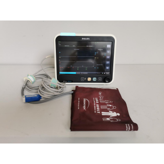 Patient Monitor with NIBP Cuff &ndash; Philips &ndash; CM100 &ndash; Patientenmonitor mit NIBP-Manschette