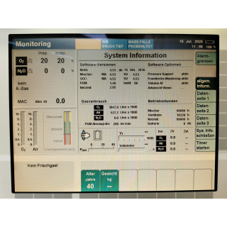 Anesthesia Workstation &ndash; Dr&auml;ger &ndash; Primus IE &ndash; An&auml;sthesiearbeitsplatz