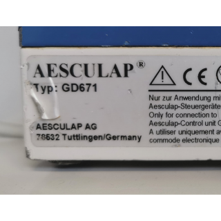 Arthro control unit - Aesculap - GD 665 microspeed arthro